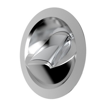 Saturn shower w/vertical mixer chromed