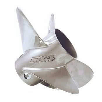 Stainless Steel Propellers RX4 15X18 RH Evinrude G2