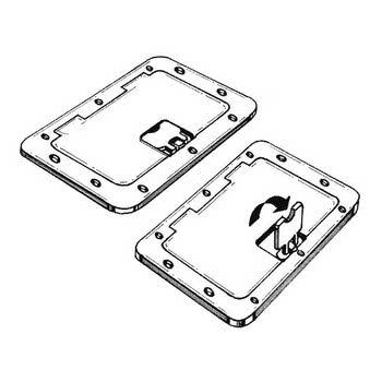 Grey inspection hatch removable lid 350 x 600mm