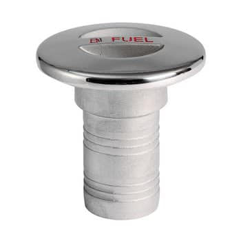 Tappo inox a filo Fuel 38 mm Carburante - Benzina