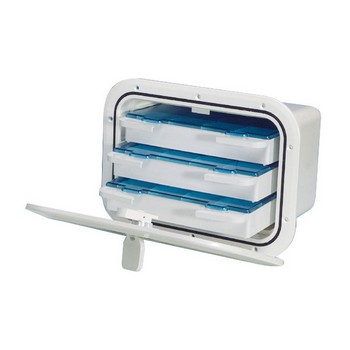 Locker w/ 3 drawers A front