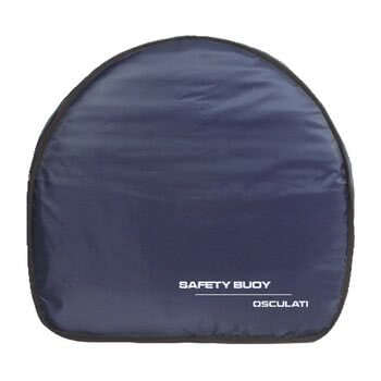 Blue bag for horseshoe lifebuoy