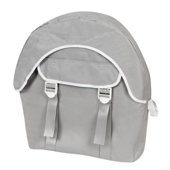 Horseshoe lifebuoy w/ grey cover