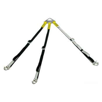 3-arm dinghy lift system