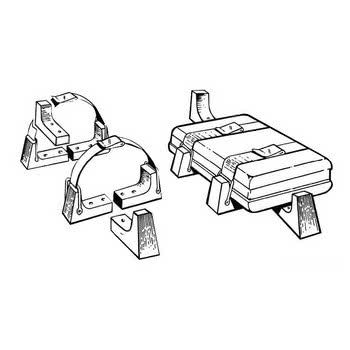 Mounting kit for liferaft in stiff case