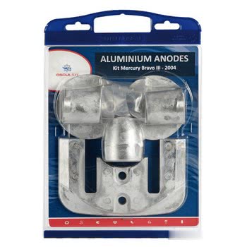 Anode kit Bravo III-04 aluminium