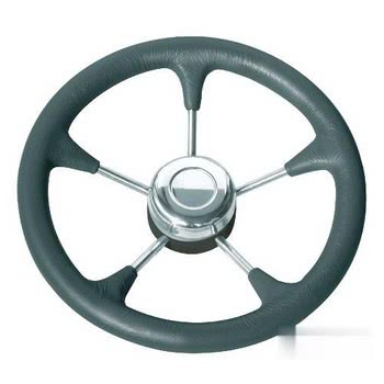 Soft polyurethane steering wheel cone black 350mm