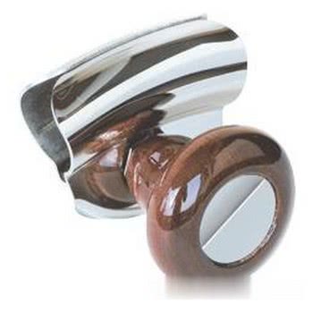 Hand grip wood colour