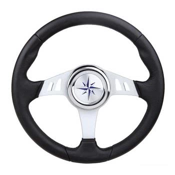 Steering wheel black 350 mm