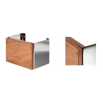 Supporto inox fissaggio a parete 12 HP