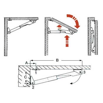 Supporto tavolo Rakego 140 kg