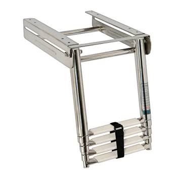 Scaletta inox a scomparsa 4 gradini