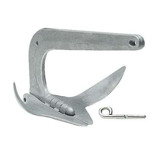 Trefoil® folding grapnel anchor made of hot-galvanized cast steel