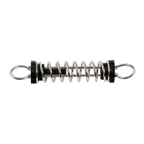 Polished stainless steel mooring spring