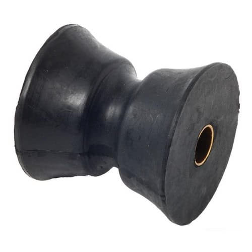 Hard rubber spare sheave for rollers