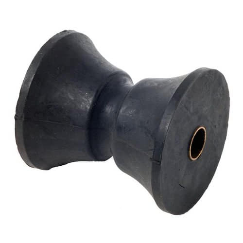 Hard rubber spare sheave for rollers