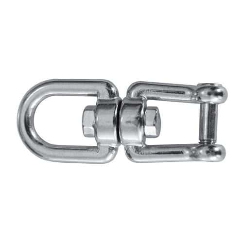 Mirror-polished AISI 316 stainless steel swivel
