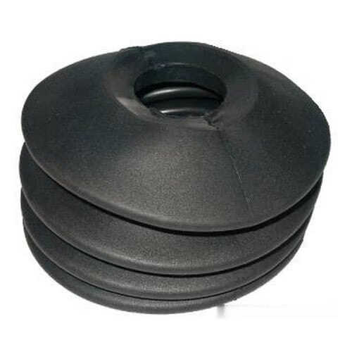Rubber bellows for tow hook