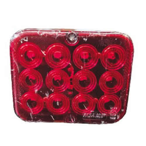 LED rear fog light with cable