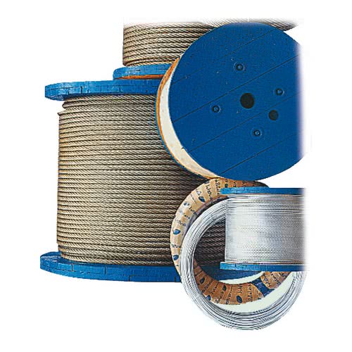 Cables made of AISI 316 stainless steel