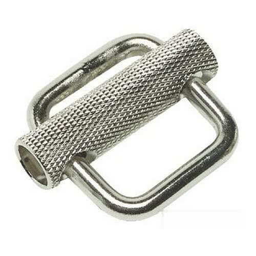 Stainless steel buckle with slider