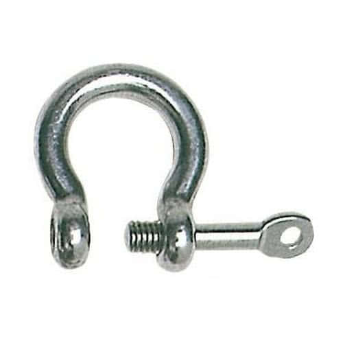 Bow shackles with captive pin