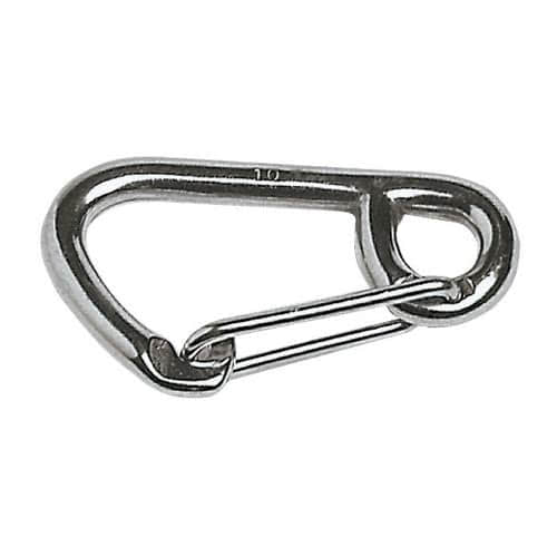 Snap-hooks with large opening, made of stai
