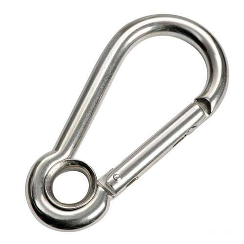 Stainless steel carabiner AISI 316