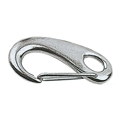 Snap-hooks with spring opening, made of stainless steel
