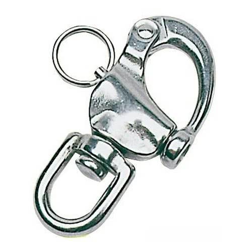 Snap-Shackles for spinnaker, halyards and general purposes, made of stainless steel