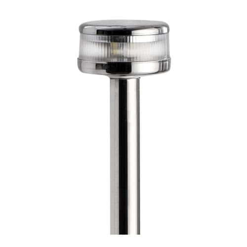 Pole light with EVOLED 360° light - Pull-out version with wall-mounting stainless steel base