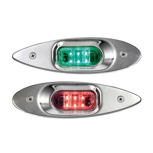 Luci di via Evoled Eye a LED a basso consumo in acciaio inox lucidato a specchio per fissaggio ad incasso a murata