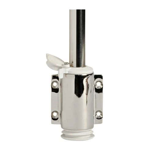 Asta estraibile a parete con occhielli portabandiera