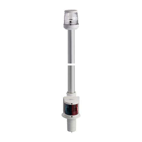 Classic pole with combined lights, made of aluminium