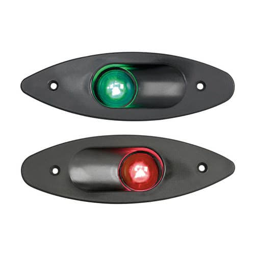 Built-in side navigation lights made of ABS