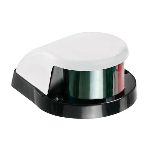 Red/green bicolour bow navigation lights