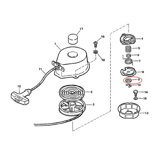 Washer Evinrude Johnson BRP
