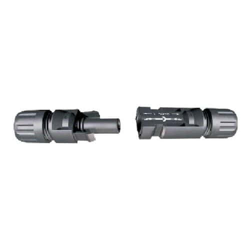 Pair of MC4 male + female connectors, IP67 for installation of Enecom panels.