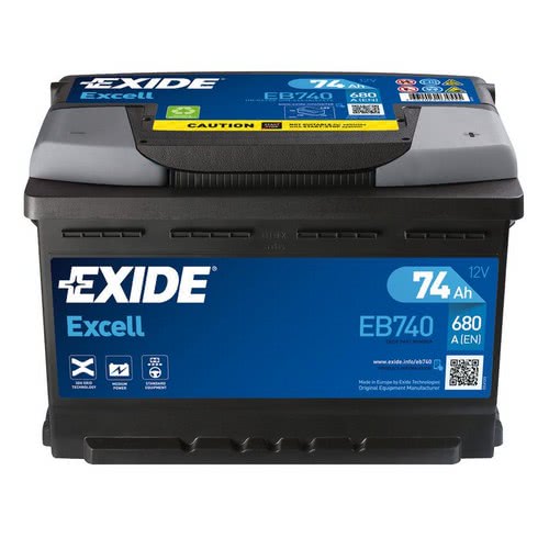 EXIDE Excell starting batteries