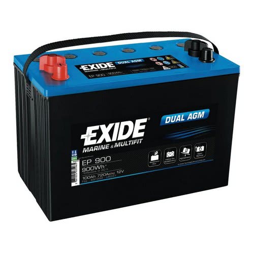 EXIDE Agm batteries for services and starting