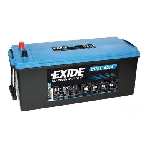 EXIDE Agm batteries for services and starting
