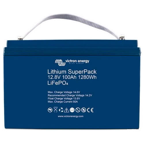 Lithium Superpack batteries with integrated BMS VICTRON