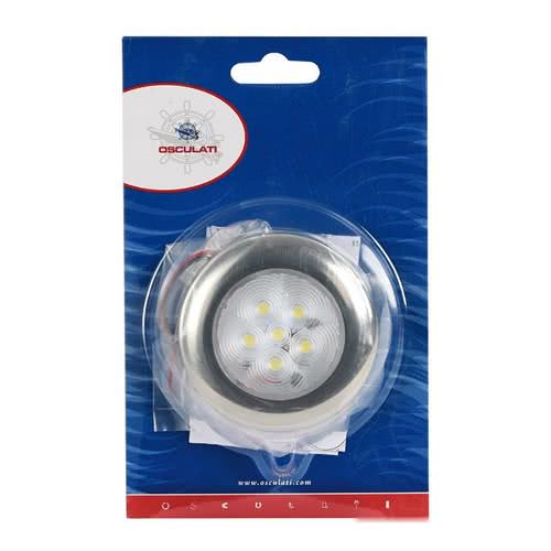 LED ceiling light, wired recessless version