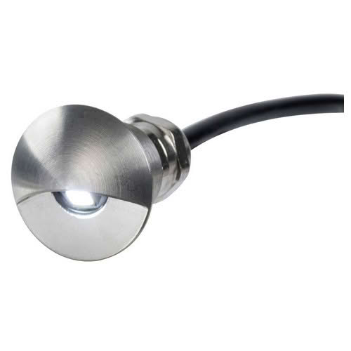 Ultra-compact LED courtesy lights, minimalist look - downwards