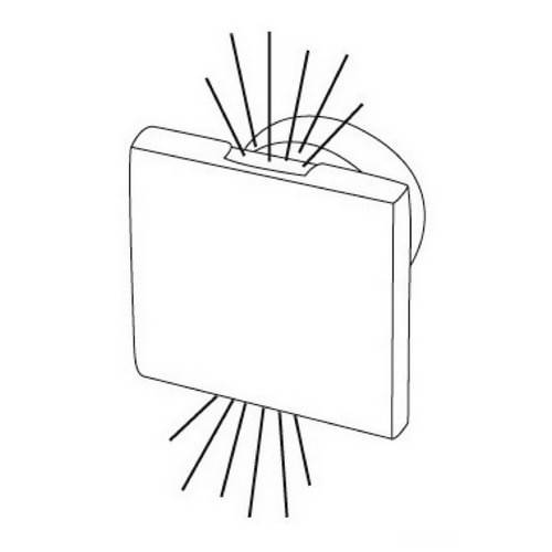 SQUARE recessed LED courtesy lights.