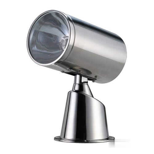 Classic electrical spot light made of stainless steel