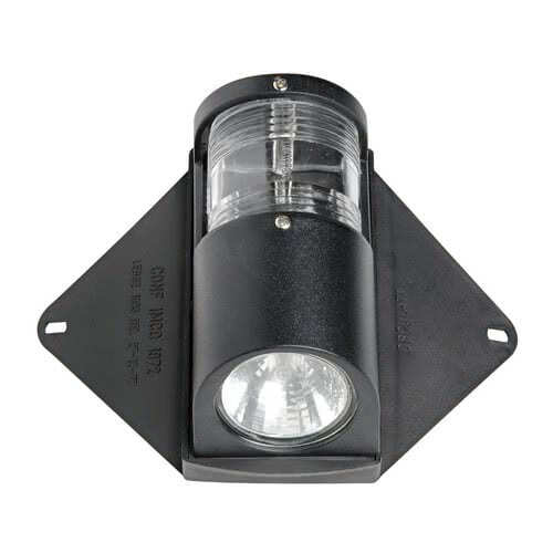 Utility navigation light and deck light for hulls up to 12 m