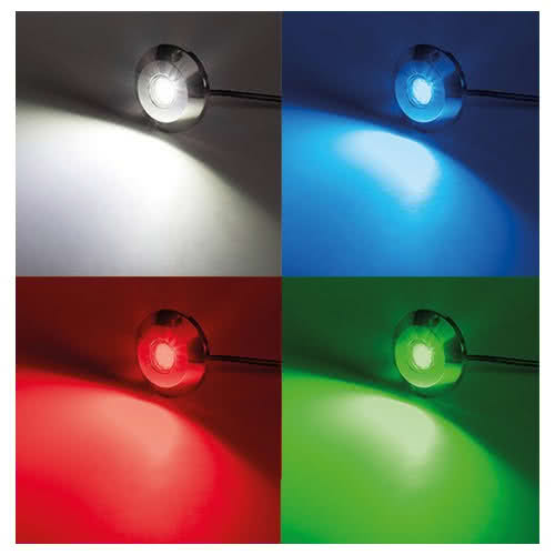 Underwater lights for swim platforms, transoms and hulls