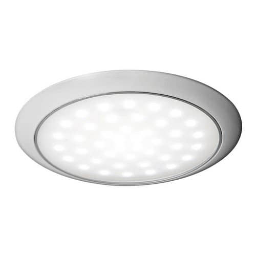 LED ceiling light, reduced overhang