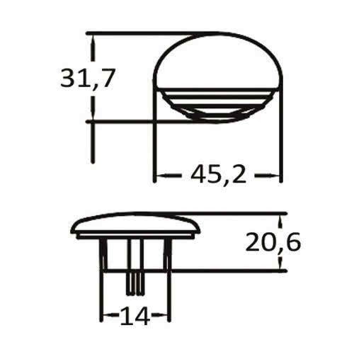 OSCULATI recessed LED courtesy lights